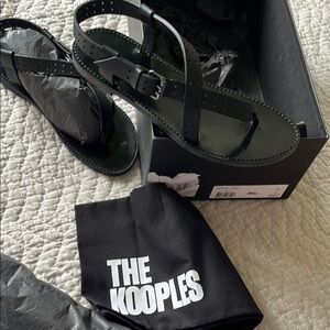 The Kooples Black Sandals size 39 (8)